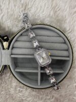 Taş Detaylı Kare Kadran Silver Kadın Saat - Görsel 2