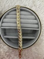 Xuping Taşlı V Desenli Gold Bileklik - Görsel 2