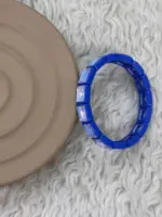 Saks Mavi Şeffaf Taşlı Esnek Bileklik - Görsel 2