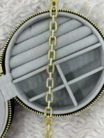 Taş Detaylı Gold Geometrik Bileklik - Görsel 2