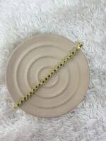Yeşil Taşlı Gold Bileklik - Görsel 2