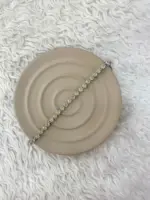 Silver Sarı Taşlı Su Yolu Bileklik - Görsel 2