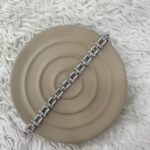 Geometrik Taşlı Silver Bileklik