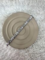 Silver V Formlu Taşlı Bileklik - Görsel 2