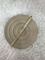Gold Baget Taşlı Sıralı Bileklik - Görsel 2