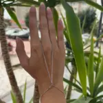 Silver Sıra Taşlı Şahmeran Bileklik