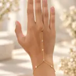 Gold Yıldız Detaylı Şahmeran Bileklik