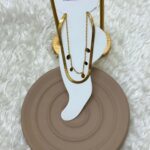 Çelik Gold Renk Katmanlı Tasarım Halhal