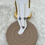 Mor Taşlı Çelik Halhal