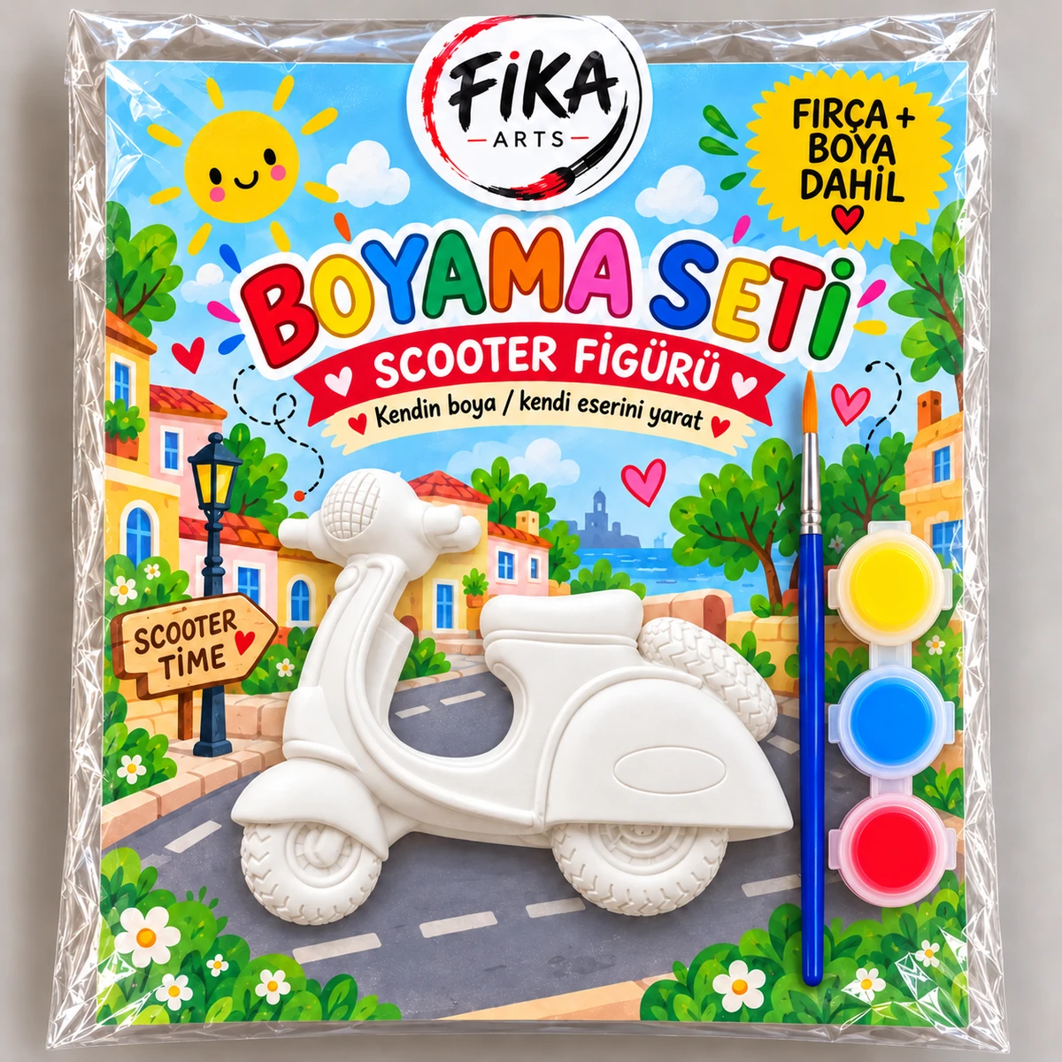 FA-BS-0026 FIKA ARTS Scooter Boyama Seti