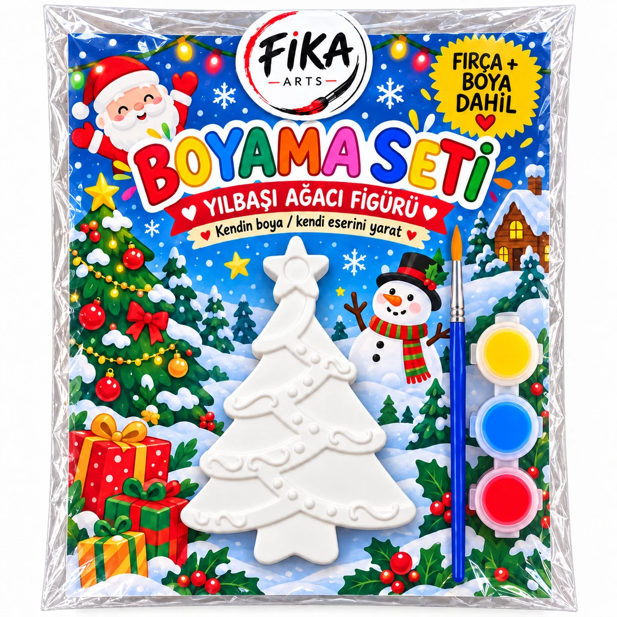FA-BS-0027 FIKA ARTS Yılbaşı Ağacı Boyama Seti
