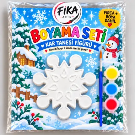 FIKA ARTS Kar Tanesi Boyama Seti