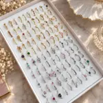 100’lü Ayarlanabilir Pinterest Yüzük Seti