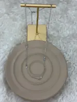 Yıldız Detaylı Silver Kolye