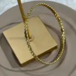 Çelik Gold Bileklik 60mm (Küçük Boy)