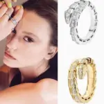 VIP Serenay Sarıkaya Işıltısı – Zirkon Serpenti Yüzük Silver